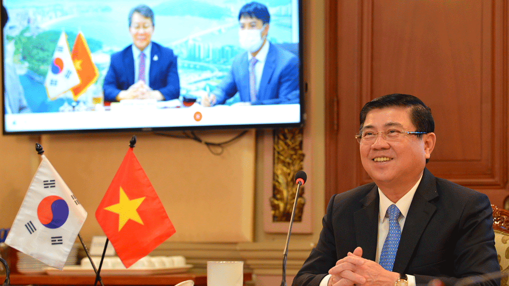 Online work team established to strengthen cooperation between Ho Chi Minh City and Korean city