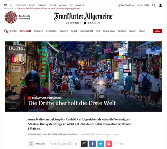 German newspaper praises Vietnam s fight against COVID-19