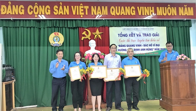 Online competition on studying Party and Uncle Ho in Binh Dinh