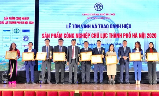 Hanoi honours key industrial products