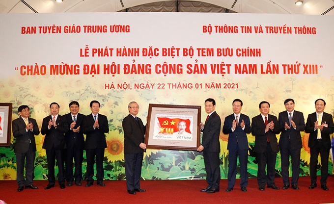 Stamp issue in celebration of 13th National Party Congress