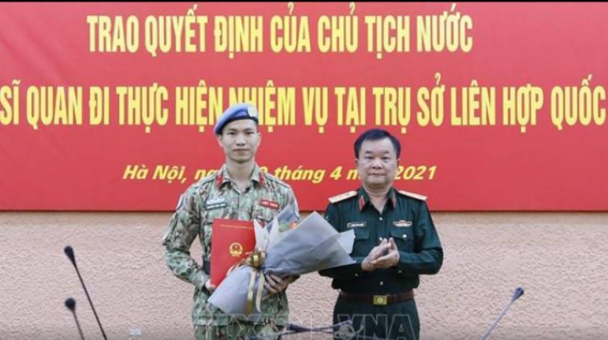 Third Vietnamese military officer to work at UN headquarters