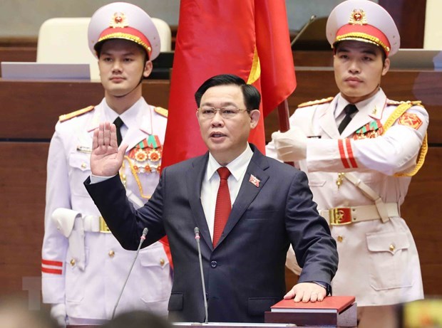 Cambodian NA President congratulates new Vietnamese NA Chairman