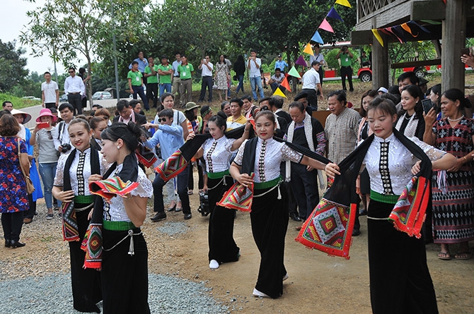 Thai ethnic cultural space at Vietnam National Village for Ethnic Culture and Tourism