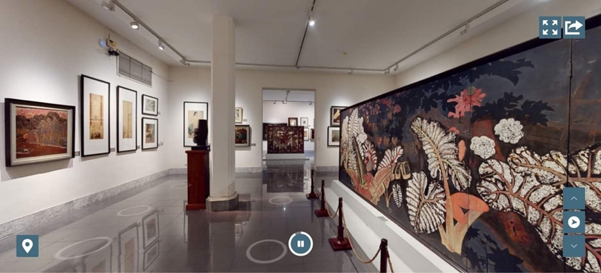 3D Tour in Vietnamese and English enables public explore National Fine Arts Museum