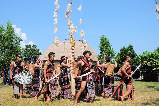 Co Tu ethnic cultural space at Common house