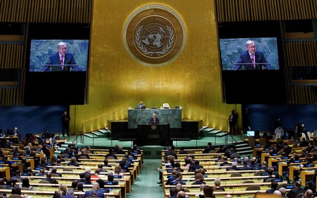 UNGA 76 President Nguyen Xuan Phuc attends general debate’s opening session
