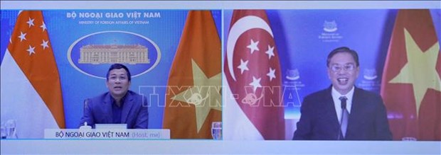 Vietnamese, Singaporean diplomats hold online talks