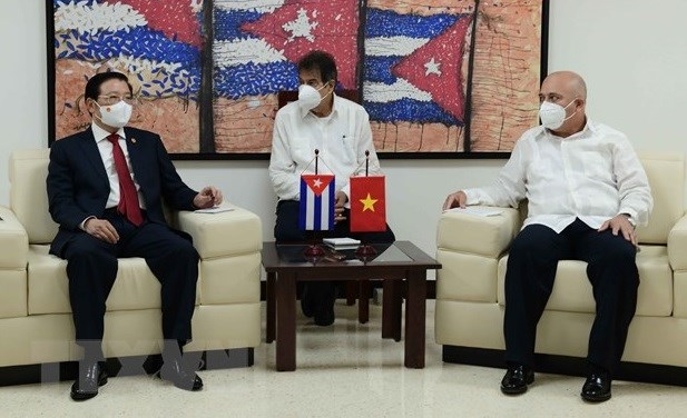 Vietnam, Cuba share experience in party building