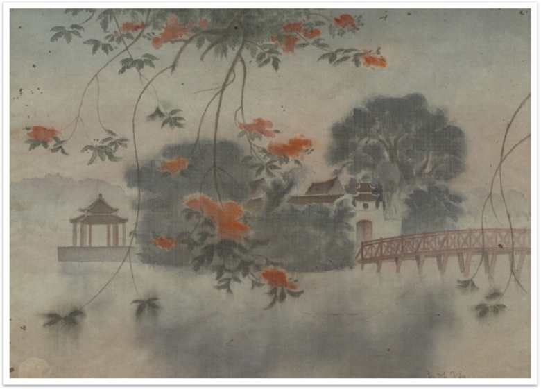 Memories of Hanoi through works of art and graphics