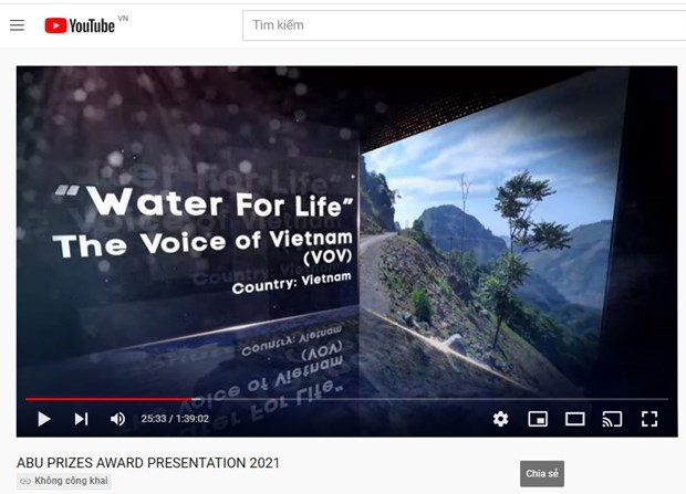 Radio The Voice of Vietnam wins two awards at ABU Prizes 2021