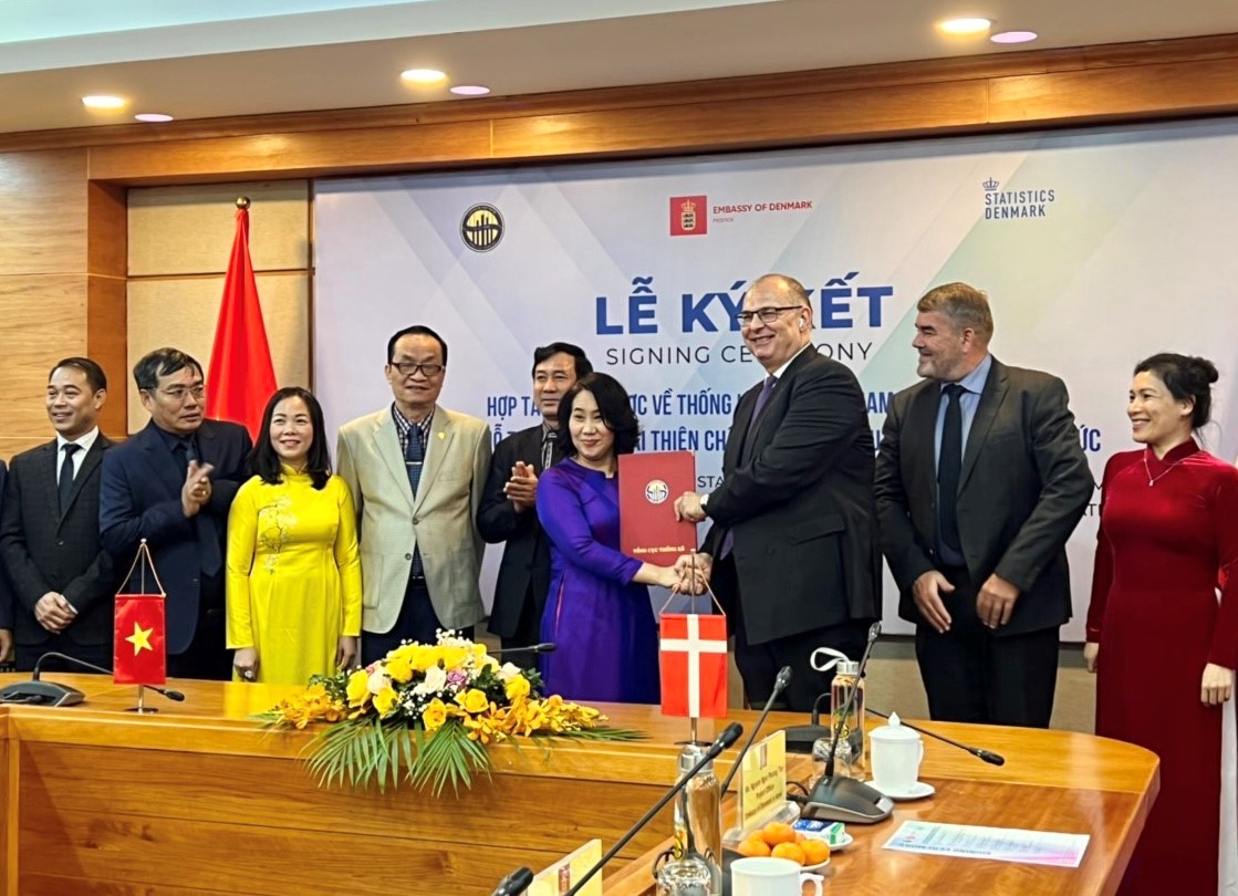 Denmark supports Vietnam with 1 million USD to improve quality of official statistics