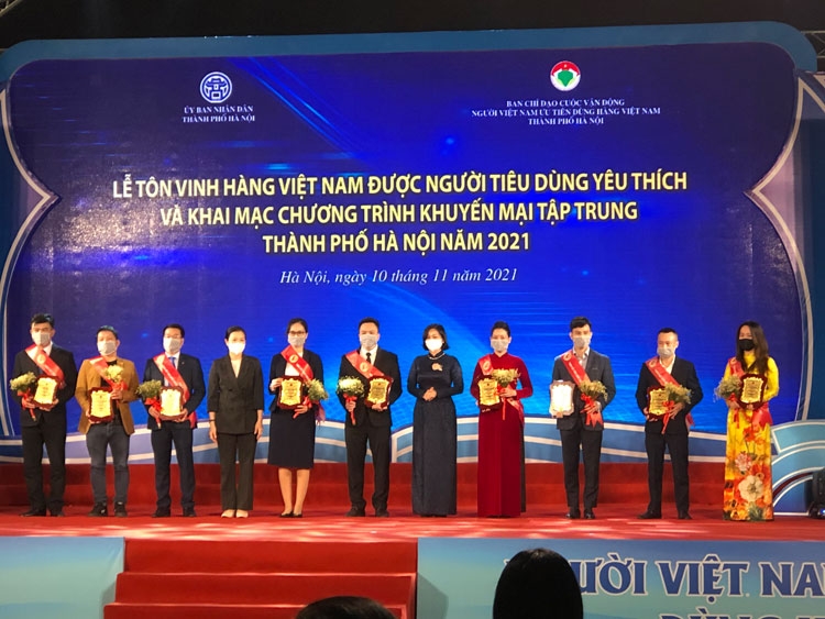 Hanoi honors “Vietnamese products loved by consumers” 2021