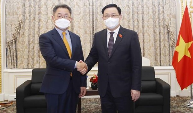 NA Chairman receives RoK firms’ leaders
