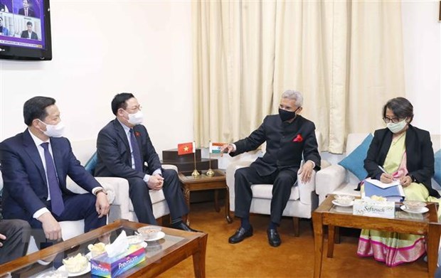 NA Chairman receives Indian Minister of External Affairs