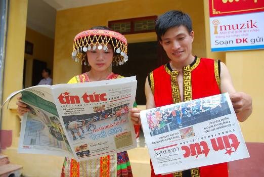 Providing newspapers and magazines for ethnic-populated areas during 2019-2021