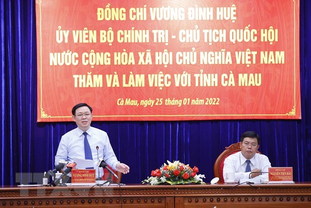 NA Chairman hails Ca Mau province’s achievements in 2021