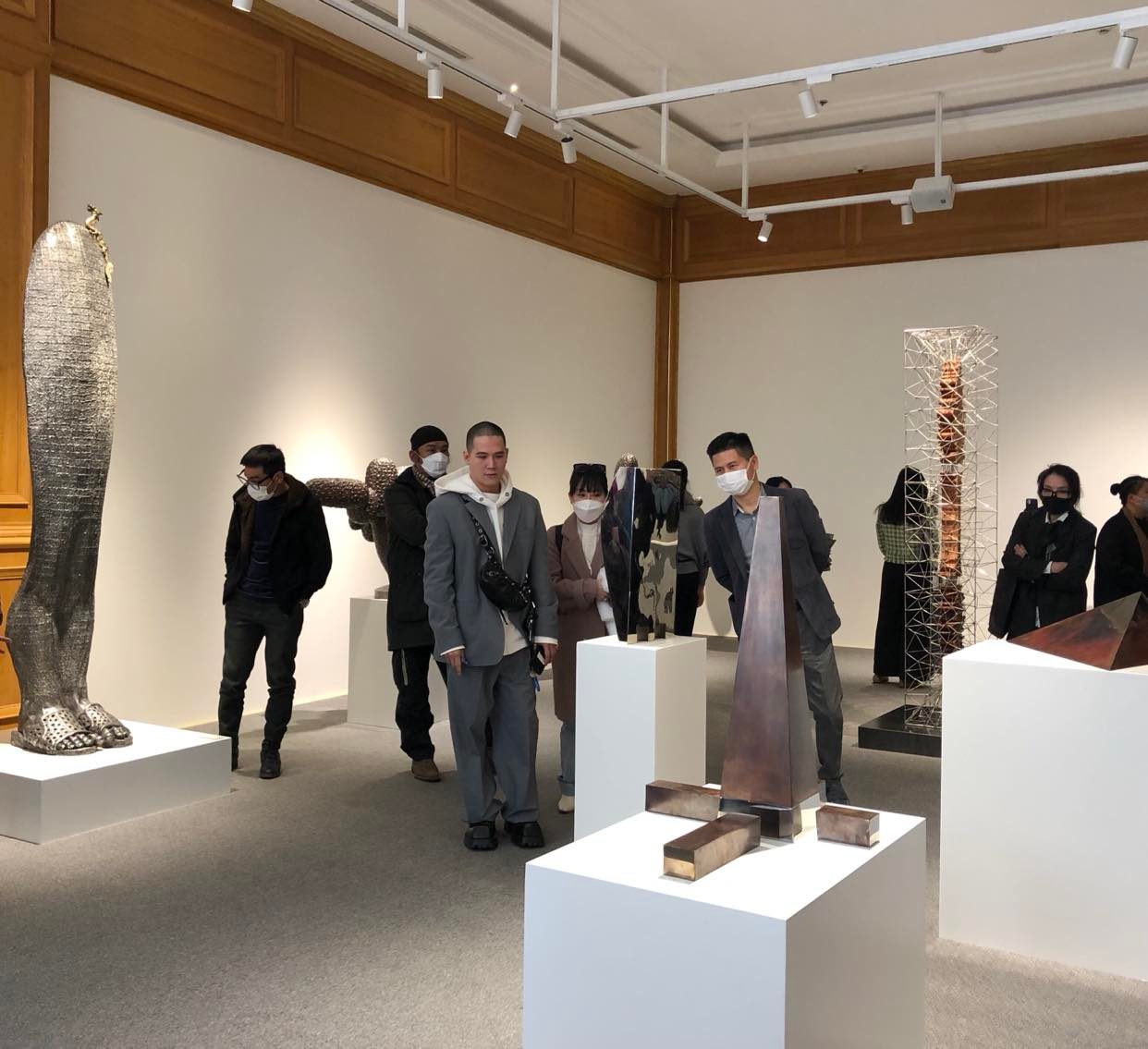 47 latest artworks by 15 creators on display at an exhibition in Hanoi