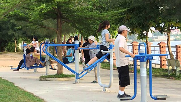 Hanoi aims to have 3,500 outdoor fitness zones by 2025