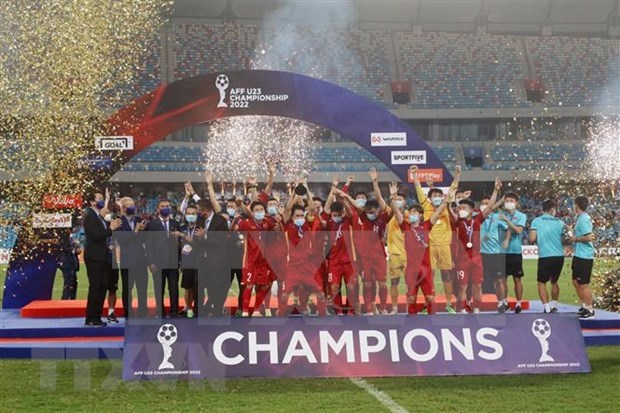 President, PM congratulate U23 football team for winning AFF championship