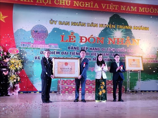 Two additional national relic sites in northern Cao Bang province