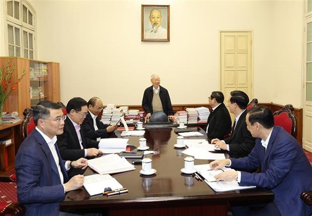 National leaders discuss national situation, sketch out future tasks