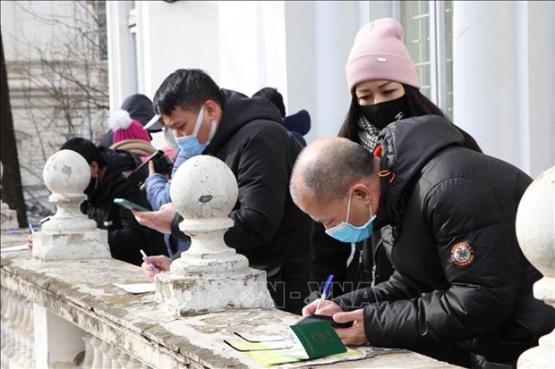 Preparations made for flight from Romania bringing Vietnamese home