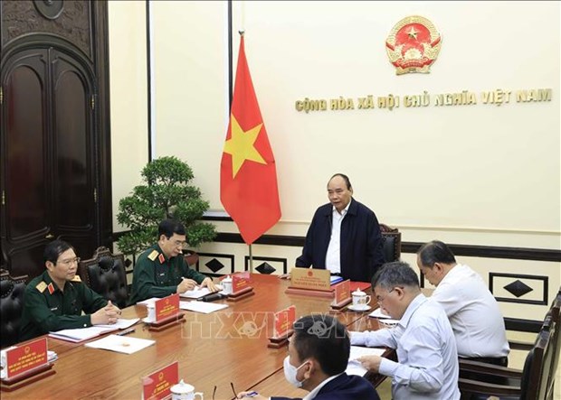 President chairs meeting on review of Party resolution on national protection strategy
