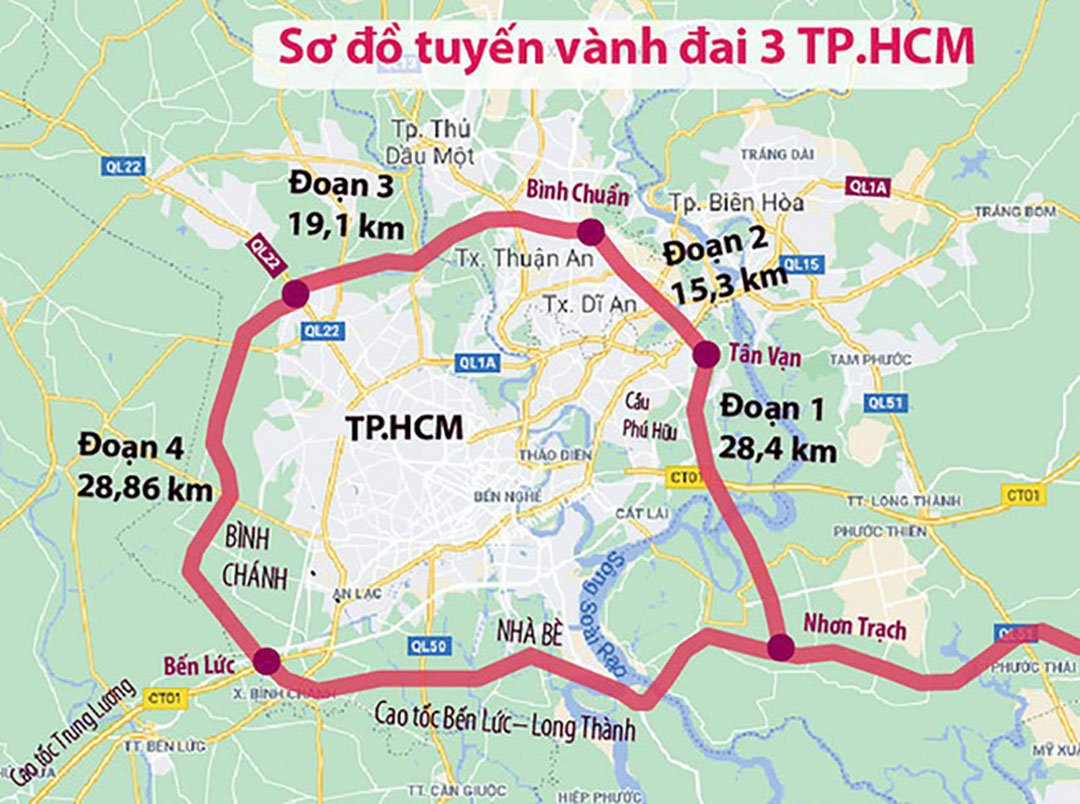 Construction of Ho Chi Minh City’s third Ring Road to be kicked off in 2023
