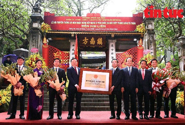Hanoi Kim Lien temple recognised as special national relic site