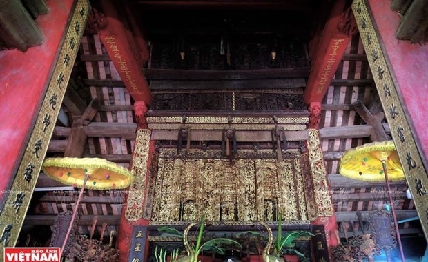 Masterpiece of Vietnam s ancient architecture – Woodcarving masterpiece of Diem Communal House