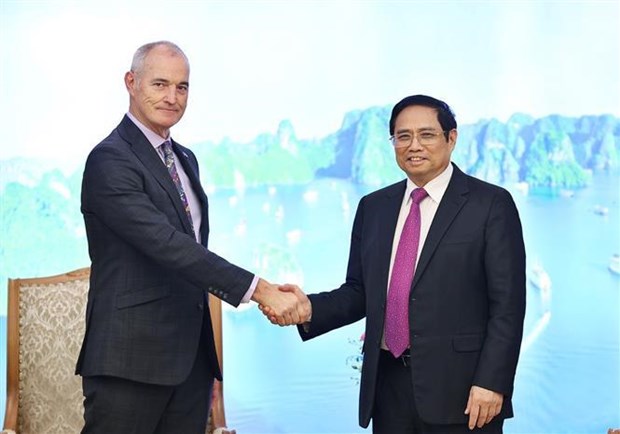 PM Pham Chinh Minh receives President of RMIT University