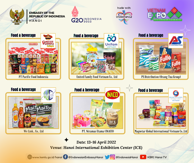 12 Indonesian companies take part in Vietnam Expo 2022