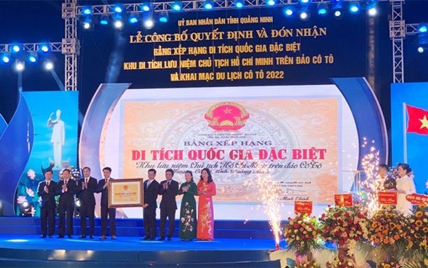 President Ho Chi Minh’s memorial site on Co To Island declared special national relic site