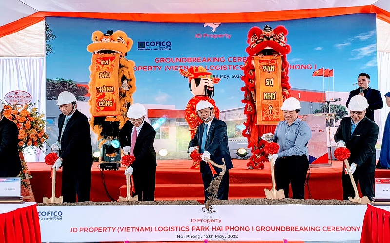Hai Phong kicks off construction of 32 million USD-logistics service center