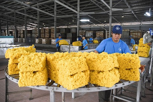 Rubber exports continue to grow sharply in May