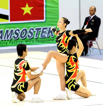 Bientôt le Championnat de l’aérobic d Asie 2015 au Vietnam