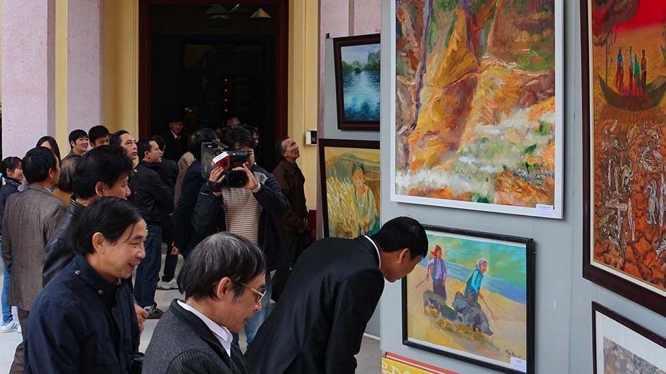 Ouverture de l’exposition de beaux-arts de Thai Nguyên
