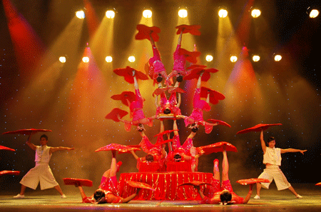 Concours des jeunes talents du cirque Vietnam-Laos-Cambodge