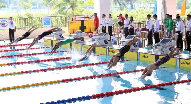 Le Vietnam deuxième d une compétition de natation de l Asie du Sud-Est