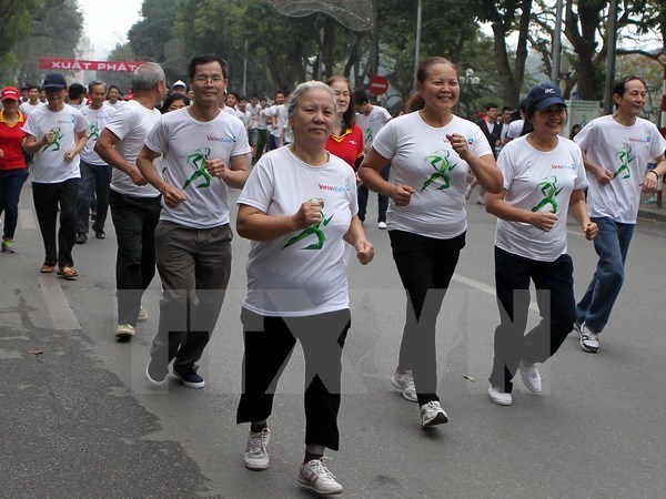 Course de la Journée olympique pour la santé publique
