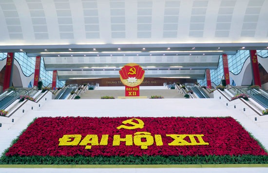 Le Centre national des conférences de My Dinh en grand pompe pour le 12e Congrès national du PCV