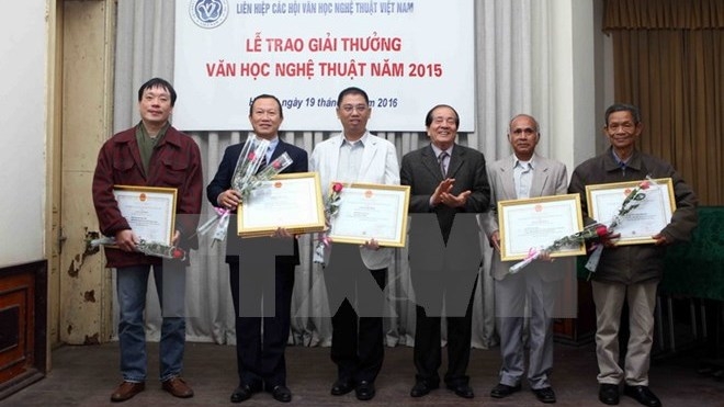 Les gagnants des Prix des arts et des lettres en 2015