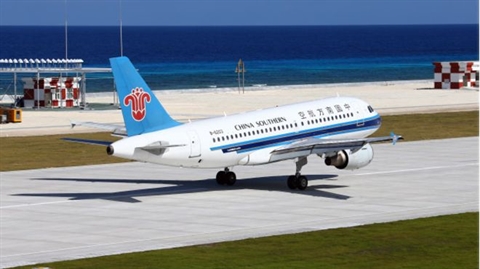 Le vol d essai de la Chine à Truong Sa inquiète la communauté internationale