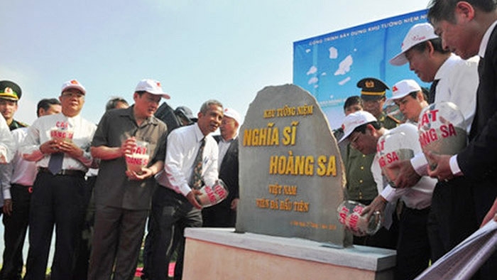 Ly Son  construction d un mémorial des soldats de Hoang Sa