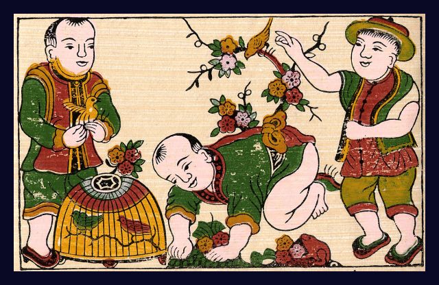 Trait du printemps  honorer les valeurs culturelles de la peinture populaire du Vietnam