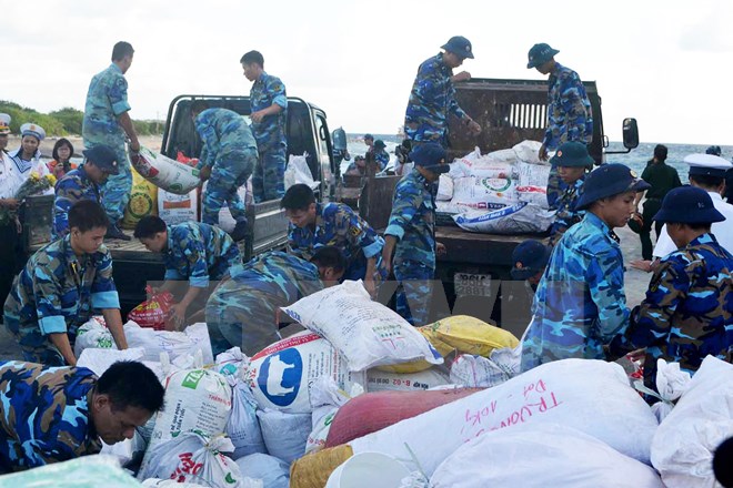 400 tonnes de marchandises du Tet pour les soldats et habitants de Truong Sa