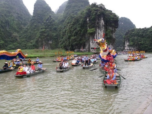 Ouverture du festival de Trang An à Ninh Binh