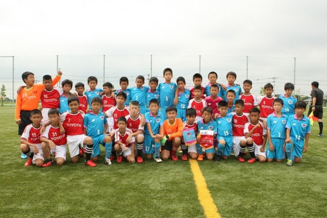 Début du camp de football Toyota pour les cadets