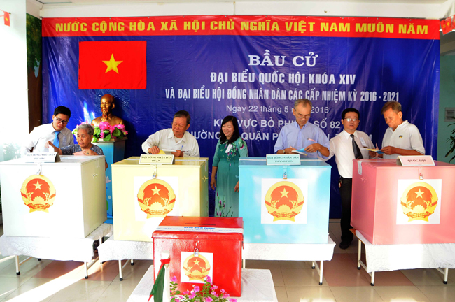 Les électeurs enthousiastes aux élections